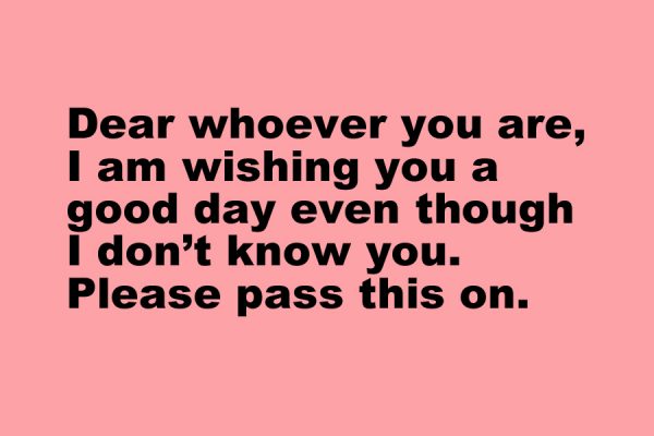 Dear Whoever