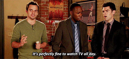 Nick Miller Watch TV All Day