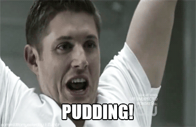 Dean loves pudding. We do, too.