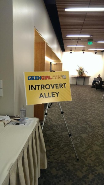 Geek Girl Con 2013 Introvert Alley