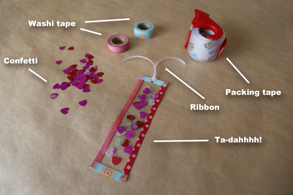 Packing Tape Bookmark 1