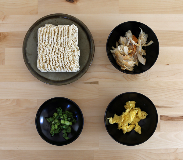 10 minute ramen stir fry | ingredients