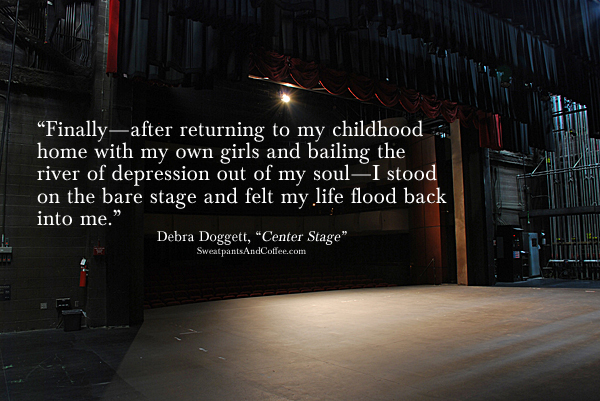 Emtpy Stage by Max Wolfe_Debra Doggett quote WP