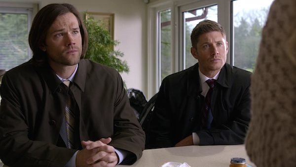 8 Supernatural Season Ten Episode Fifteen SPN S10 E15 The Things They Carried Sam Dean Winchester Jensen Ackles Jared Padalecki FBI Fed Suits