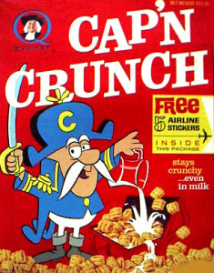 Capn Crunch cereal