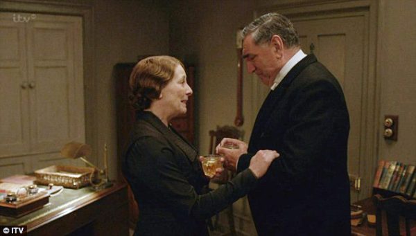 Downton Abbey Christmas Special Carson and Mrs Hughes