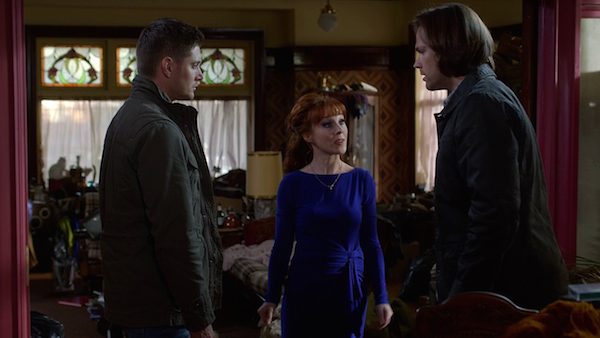 16 Supernatural Season Ten Episode Nineteen SPN S10E19 The Werther Project Sam Winchester Jared Padalecki Rowena Ruth Connell Dean Winchester Jensen Ackles