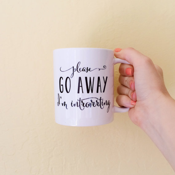 Please Go Away, I’m Introverting by Brittany Garner Design