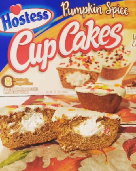 3) Hostess Pumpkin Spice Cupcakes