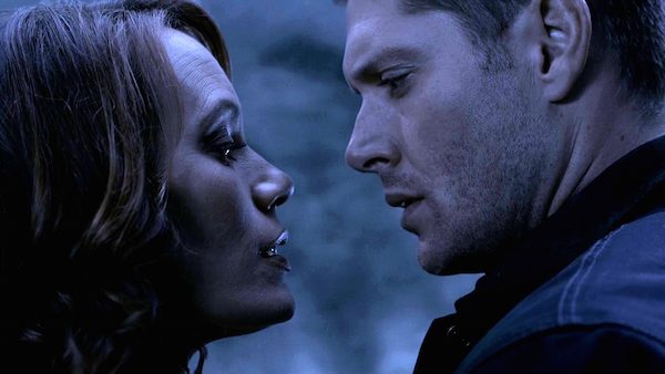 19 Supernatural SPN Season Eleven Episode One S11E1 Out of the Darkness Into the Fire Jensen Ackles Emily Swallow Dean Winchester the Darkness