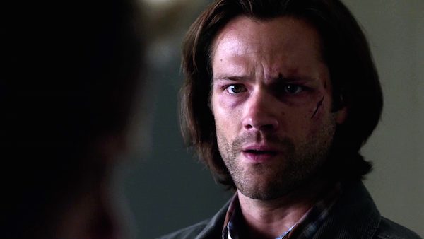 8 Supernatural SPN Season Eleven Episode One S11E1 Out of the Darkness Into the Fire Jared Padalecki Sam Winchester