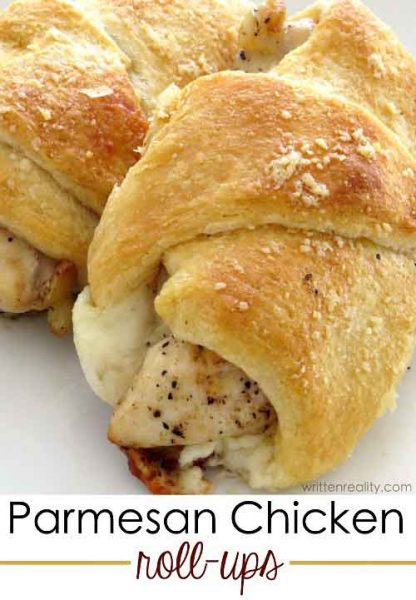 Parmesan Chicken Rollups by Written Reality