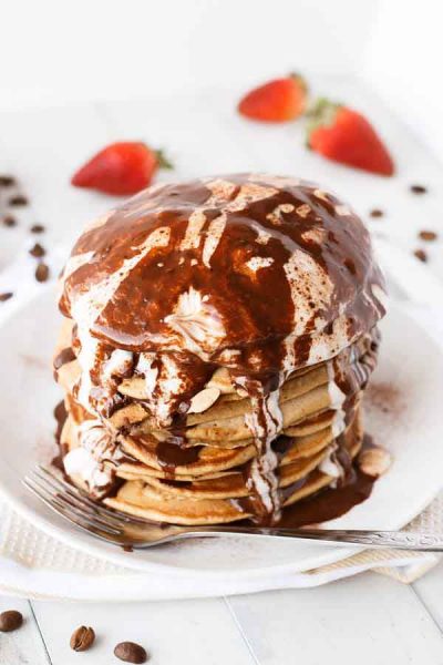 Cappuccino Pancakes recipe by Cafe Delites