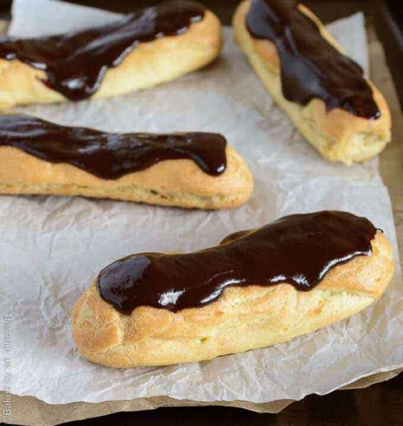 Cappuccino Eclairs recipe by Baked By An Introvert