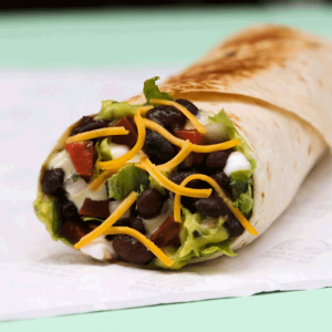 Power Menu Veggie Burrito Taco Bell healthy fast food options
