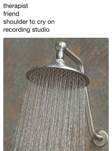 shower therapist meme
