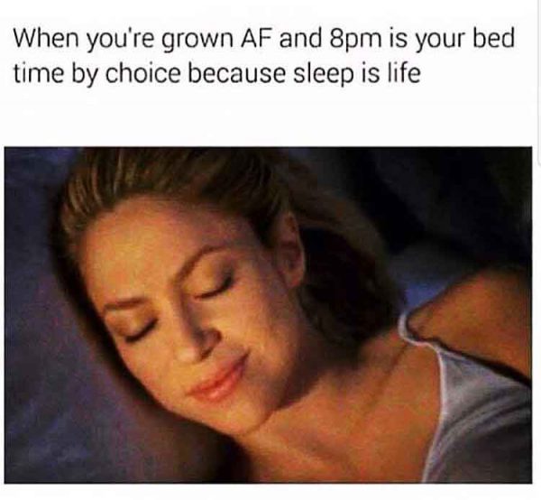 sleep is life meme