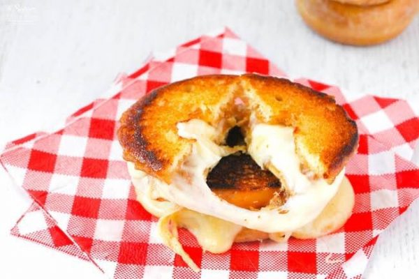 Carnival Style Donut Grilled Cheese