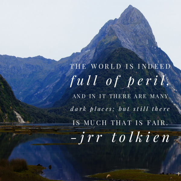 JRR Tolkien Quote