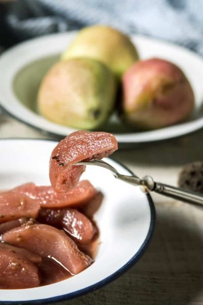 Slow Cooker Poached Pears - Simple Nourished Living