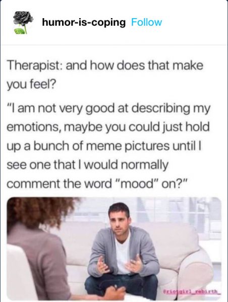 18 Relatable Posts For People In Therapy